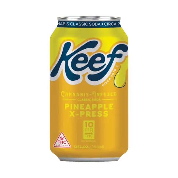 Keef Classic Soda 12oz 10mg D9 / Pineapple X-Press